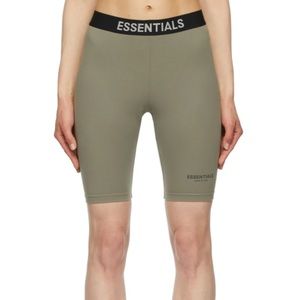 ESSENTIALS GREY/ CHARCOAL ATHLETIC BIKER SHORT